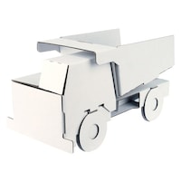 ハコモ ダンプカー ダンボール のりもの 紙製 立体パズル 組立