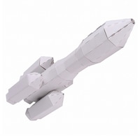 ハコモ 工作キット ダンボール製 hacomo kids のりもの ロケット