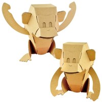 ハコモ 工作キット ダンボール製 おさる 干支