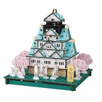 ハコモ 大阪城 パズル 紙製 PUSUPUSU 立体パズル 組立