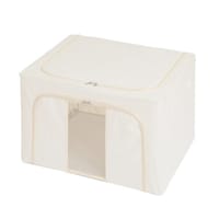 トレードワン 収納ボックス 窓付きマルチ収納ボックス 幅50×奥行41×高さ33cm ホワイト