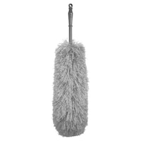 トレードワン ほこり取り マイクロファイバーハンディモップ 乾拭き専用 グレー