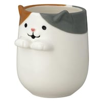 デコレ 湯呑み 250ml そっとそえ手湯呑 陶器 ミケ