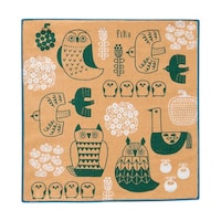 デコレ ミニタオル ハンカチ FIKA 日本製 25×25cm トリ