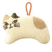 デコレ スポンジ キラキラおそうじスポンジ アニマル ミケネコ