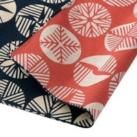 山田繊維 風呂敷 中巾 チーフ 伊砂文様 両面染め 松 48cm ふろしき ナフキン ランチクロス 綿100% セイジ/チャ テツ/アカ