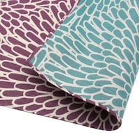 山田繊維 風呂敷 中巾 チーフ 伊砂文様 両面染め 菊 48cm ふろしき ナフキン ランチクロス 綿100% ウスムラサキ/セイジ ウスムラサキ/セイジ