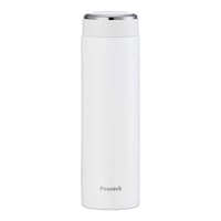 ピーコック魔法瓶 水筒 480ml 外して洗える分解栓 抗菌 ステンレス スクリューマグ シルキーホワイト