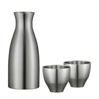 ピーコック魔法瓶 酒器セット 徳利 お猪口 おうち居酒屋 ステンレス