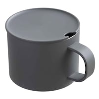 ピーコック魔法瓶 マグカップ フタ付き 280ml 真空二重構造 ステンレス グレー