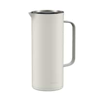 ピーコック魔法瓶 卓上ポット 1L 保温 保冷 リビングポット ステンレス ホワイト