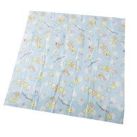 アサヒ興洋 レジャーシート 5人用 180×180cm クッションマット2畳 すみっコぐらし 水色ドット