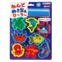 銀鳥産業 ねんど ねんどぬき型&ローラー うみのいきもの