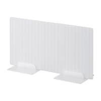 吉川国工業所 仕切り板 L 幅25×奥行8×高さ14cm 仕切り 収納 ホワイト