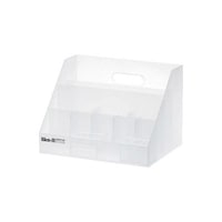 吉川国工業所 小物収納 プラスチック 卓上収納 MX02 A4 サイズ 収納ボックス 日本製 ホワイト