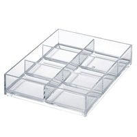 吉川国工業所 パーツケース クリア S 6分割 ビーズケース 小物入れ 文房具 収納