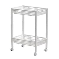 吉川国工業所 ランドリーバスケット ストレージランドリーワゴン 2段 キャスター付