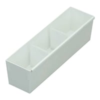 吉川国工業所 仕切りケース 幅9×奥行33×高さ10cm 靴下用 ホワイト