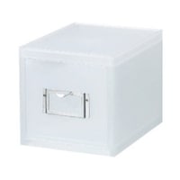 吉川国工業所 収納ボックス 引き出し プラスチック MX70 A6 サイズ 深型 収納 日本製 ホワイト