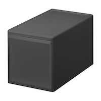 吉川国工業所 収納ケース ミディ L 幅26×奥行47×高さ28cm プラスチック 引き出し 収納 グレー