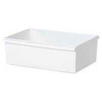 吉川国工業所 収納ボックス JTR コンテナーワイド 浅型 ホワイト