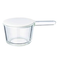 HARIO ハリオ ガラスの小鍋 300ml ガラスのある生活 蓋付き 電子レンジ対応
