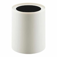 不動技研 ゴミ箱 6L リップルダストカン ホワイト