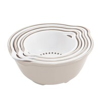 不動技研 ザル&ボウル6点セット FLAT 日本製 ベージュ