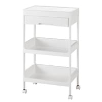 不動技研 キッチンワゴン 3段 サージュワゴン 幅40cm 奥行26cm 高さ68.5cm