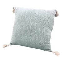 クッション インド綿背当てクッション アルト 45×45cm ブルー