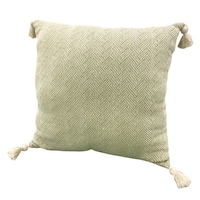 クッション インド綿背当てクッション アルト 45×45cm グリーン