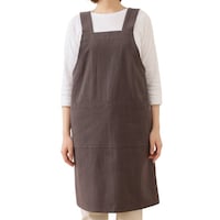 デュプリュス エプロン atelier Nuuit ウォッシュドコットン Hタイプエプロン ブラック