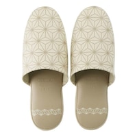 朝倉商会 トイレスリッパ 拭けるスリッパ 和モダン ベージュ