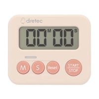 ドリテック キッチンタイマー 3ランプタイマー 置き型 マグネット付き ドリテック ピンク