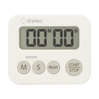 ドリテック キッチンタイマー 3ランプタイマー 置き型 マグネット付き ドリテック アイボリー