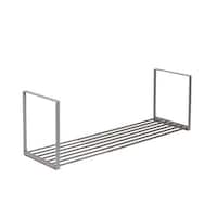 田窪工業所 吊戸棚下収納 吊り戸下収納 伸縮式 ねじ止めタイプ 幅60から90cm 1段 ステンレス 組立式