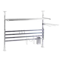 田窪工業所 収納ラック つっぱり棚 2段 幅60cm アクセサリー4点セット