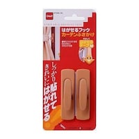 ニトムズ ふさかけ カーテン 粘着 2個入り ふさ掛け はがせるシール