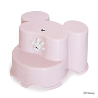 錦化成 踏み台 ミッキーマウス キャラ ステップ 2段 子供 ピンクベージュ