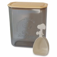 錦化成 保存容器 2.2L スヌーピー シリアルケース グレー