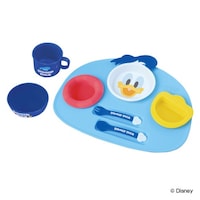 錦化成 ランチプレート ベビー食器 コップ 茶碗付 セット ドナルドダック 食器 子供 日本製