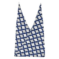 美研繊維 エコバッグ あずまトート 花柄 椿割付