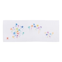 美研繊維 タオル ガーゼ 手ぬぐい 35×90cm 綿100% ユリ