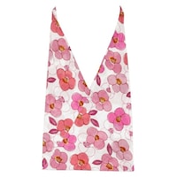 美研繊維 エコバッグ あずまトート 花柄 薄紅椿