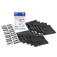 清水産業 トイレ凝固剤 10回分 セット 凝固剤 10個 汚物袋 10枚 日本製