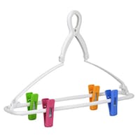 サワフジ 洗濯ハンガー ジーンズハンガー カラフル