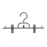 サワフジ ハンガー ボトムハンガー連結式 3本組 ロックグレー