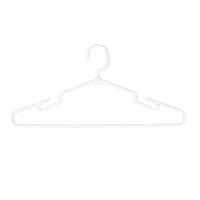 サワフジ ハンガー ラウンドハンガー 5本組 スノーホワイト