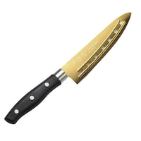 佐竹産業 穴明包丁 18cm チタンコーティング 濃州正宗 日本製