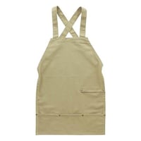 丸和貿易 アウトドア エプロン バッククロス 63cm ワーク キャンバス 10oz グレージュ
